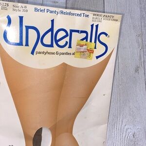 Underalls pantyhose size A-B new in package vintage